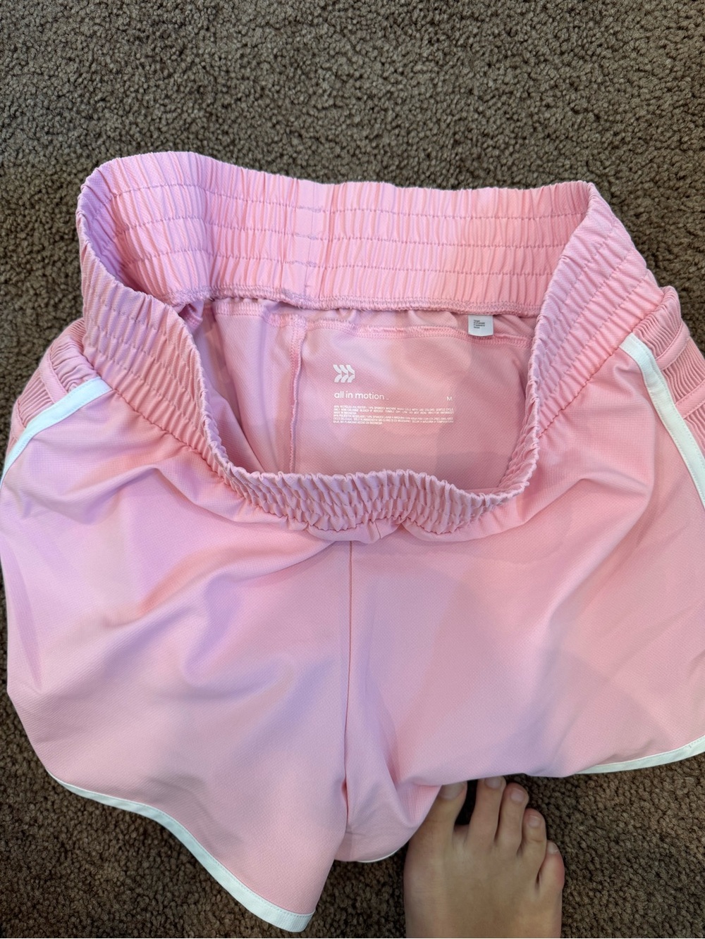 Women's all in motion Pink Athletic Shorts - Lightweight Activewear - Picture 3 of 3